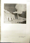 Antique Old Print 1912 Burning Kiln Holmes Richmond Castle Whitelaw Hamilton