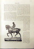 Old Pond Bronze Sculpture Rudolf Kaesbach Horse 1912 Commerce Industr 20th