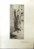 Old Antique Print Benares Ghat Lumsden Jasmine Sellers Market Scene 1912 20th
