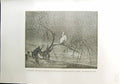 Old 1912 Silk Habutai Design Stencilled Resist Ariadne Nude Sculpture 20th