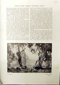 Old Print Gum Trees Hans Heysen Cornish Fishing Village Hayley Lever 1912 20th