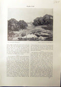 Antique Print 1912 Chanteurs Bucoliques Rene Menard Mountain Stream Steppes