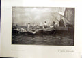 Old 1912 Open Harbour Ship Boats Fragiacomo Viennese Courtyard Rothe 20th