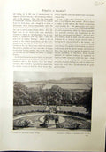 Old Antique Print 1912 Gardens Kearsney Court Dover Thomas Mawson Terrace 20th
