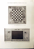 Old Chessboard Eva Bilson Wagstaff 1912 Panel School Hf Cabinet Gesso 20th