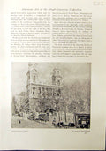 Old Springtime Paris France Oberteuffer 1912 Altar Card Church Hugh L 20th