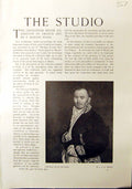 Original Old Antique Print Devillers Ingres 1912 Lecon Danse Balerina Degas
