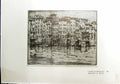 Original Old Antique Print Grim Florence Ernest Roth Fiesole San Francesco 1912
