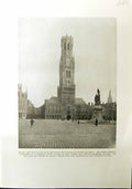 Old Bruges Grand Place Halles Belfry Tower Oudenarde Hotel Ville 1912 20th
