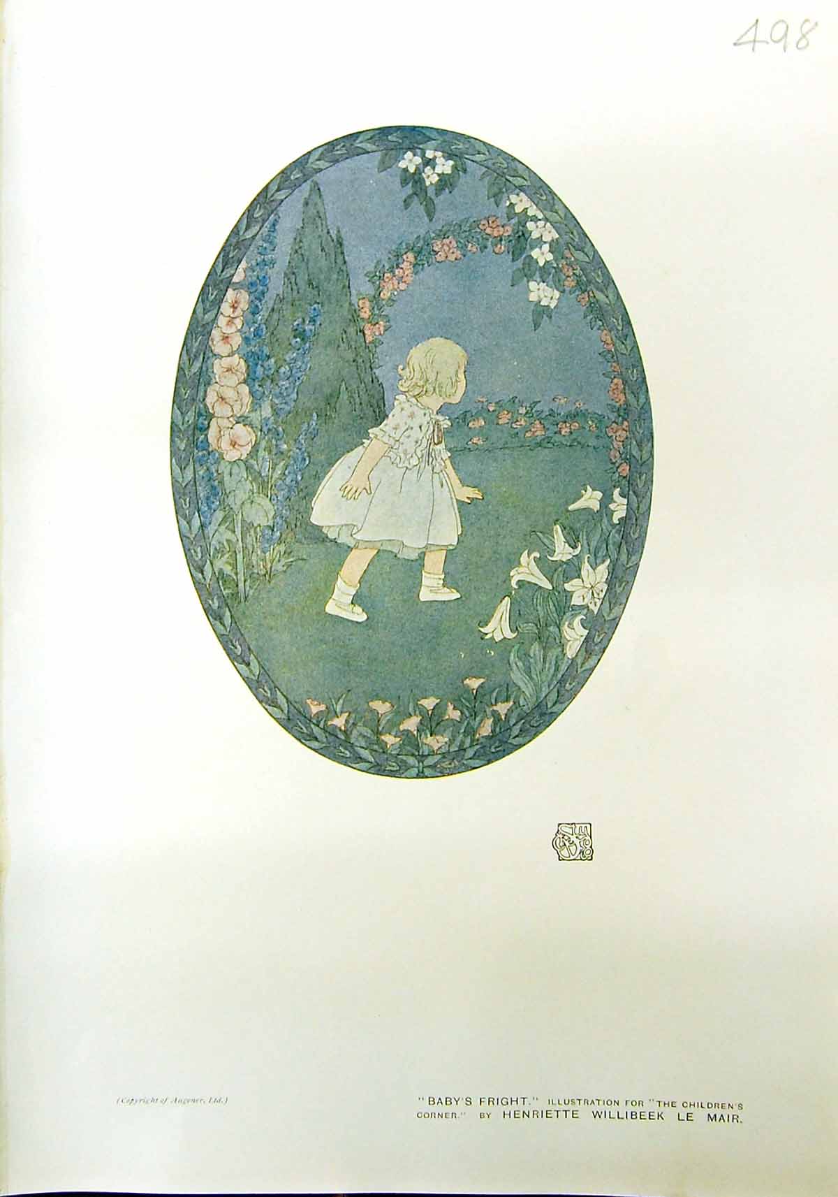 Old Baby'S Fright Children'S Corner 1912 Henriette Willibeek Le Mair 20th