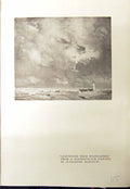 Old Print Lighthouse Middelkerke Alexandre Marcette Yser Canal Boats 1913 20th