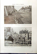 Antique Print 1913 Quays Ghent Albert Baertsoen Nieuport Street River Boat 20th