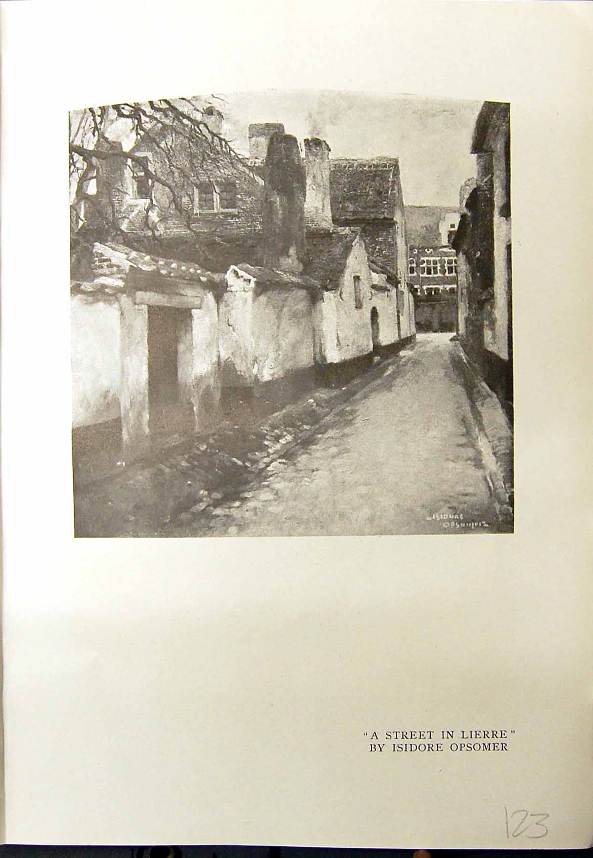 Old Street Scene Lierre Isidore Opsomer Ceiling Decoration Opera Hous