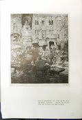 Old Fruit Market Quai Aux Herbes Ghent Bruycker Market Flanders 1913 20th