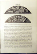 Old Lunettes Decorating Dome Hall England Crane 1913 Jewellery Floren 20th
