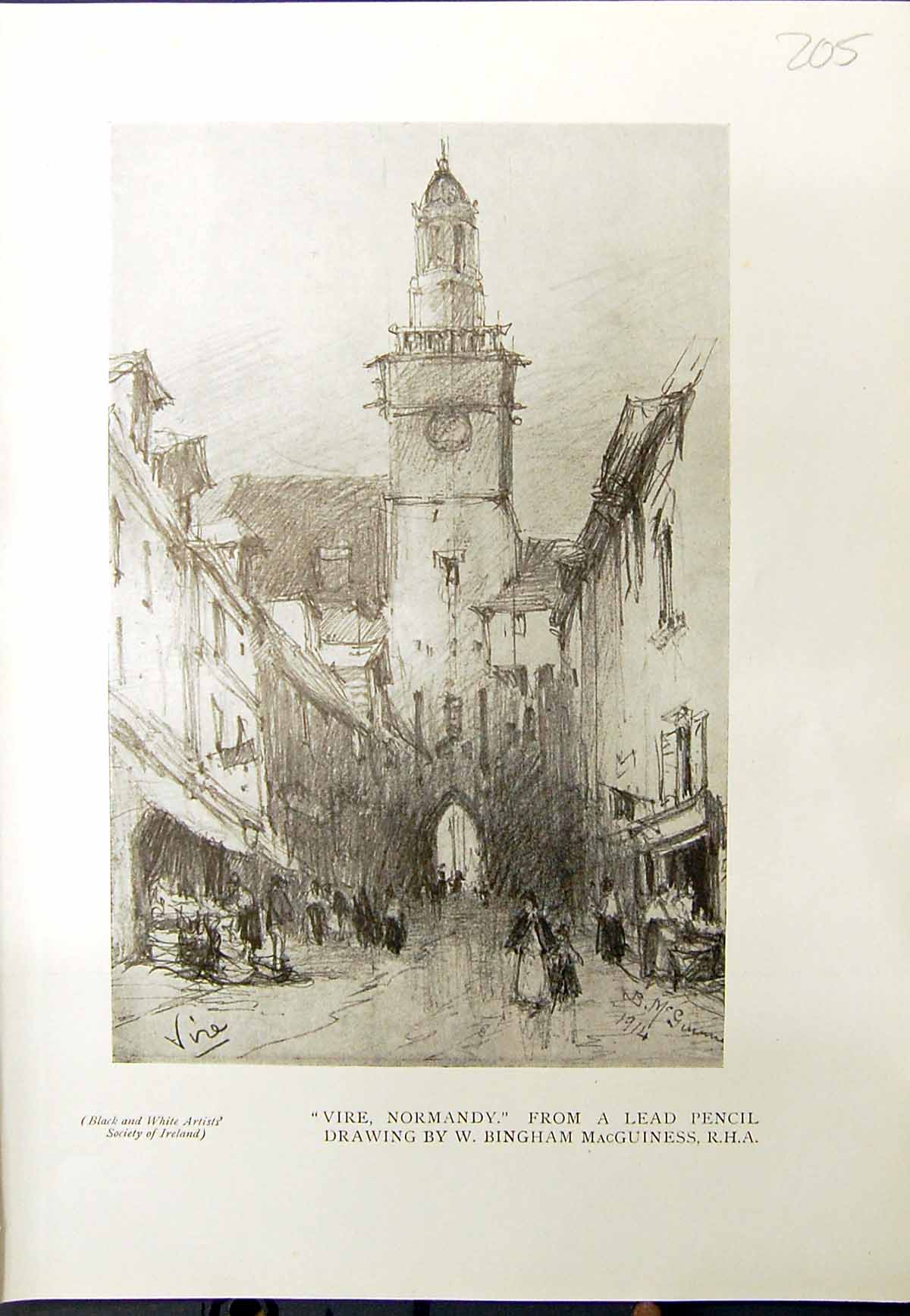 Old Vire Normandy Macguiness Royal College Science Dublin Ireland Atk