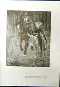 Antique Print Una Red-Cross Knight Horse Leonard Taylor Interior House 1913