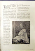 Old Antique Print 1913 Baby Joscelyne Birdcage Arthur Gaskin Young Girl 20th