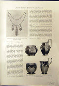 Old Necklace Silver Stabler Silver Cream Jugs Sugar Candlestick Chape