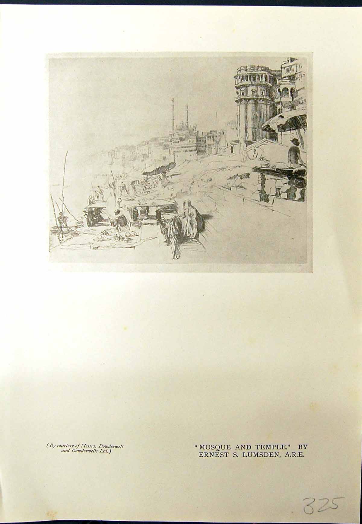 Old Mosque Temple Ernest Lumsden 1913 Gateway Rome Italy Hamilton Mac 20th