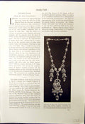 Antique Print Necklace GSpencer Moxey 1913 Sanctuary Lamp Ostrich Egg Gospe