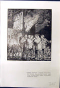 Antique Print Suffolk Landscape Hall 1913 Ypres Tower Poster Brangwyn Siers