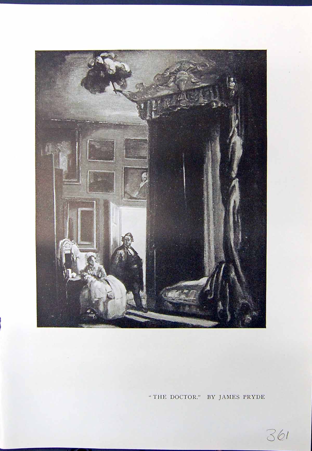 Old Doctor James Pryde Lady Muslin Frank Potter Beautiful Woman 1913 20th