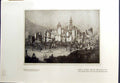 Original Old Antique Print 1913 New York America William Monk Brooklyn Bridge