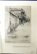 Antique Old Print Ship Building Yard Chiswick Francis Osler Timer Yard 1913