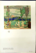 Antique Print Fields Avatar Landscape Mural Painting George Sheringham 1913