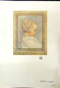 Original Old Antique Print Portrait Margaret Beautiful Baby 1913 Arthur Gaskin