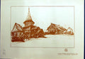 Antique Print Russian Peasant Architecture Houses 1913 Stanislaw Noakowski 20th