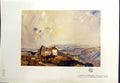 Original Old Antique Print Scotland Landscape Colour 1913 Lamorna Birch 20th