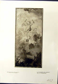 Original Old Antique Print Cherubs Le Triomphe De L'Amour 1913 Fragonard 20th