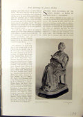 Antique Print Terra-Cotta Statuette Jules Dalou Sea Rain Macduff Mcbey 1914
