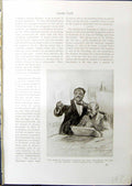 Old Print ridge Taras Shevchenko Poet Ukraine 1914 Sculpture Boberg Auto 20th