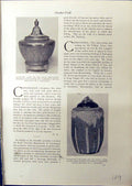 Old 1914 Stoneware Copenhagen Porcelain Thylstrup Dutch Milk Pail Pet 20th