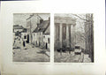 Antique Print Street Brittany Lachman Madeleine Paris Mountains France1914 20th