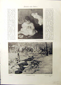 Old 1914 Paper Dolls Alice Schille Winter Scene Redfield Josephine Do 20th