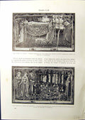 Old Death Laura Tapestry Mazzi Marcello Florence Dante Beatrice 1914 20th
