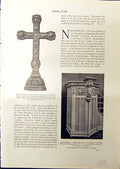 Old Altar Cross Lockington Church Leicester Lectern Bishopwearmouth