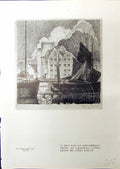 Old 1914 Rainy Weather Concarneau James Stoupe Battersea Bridge Smile 20th