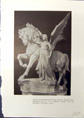 Old Print Sculpture Royal Artillery James'S Park Colton Lord Roberts 1914 20th