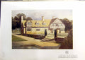 Old Antique Print House Wiltshire Hart Percy Architects Waterhouse 1914 20th