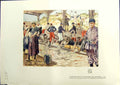 Original Old Antique Print Washing Siers Clothes Douarnenez Douglas Almond 1914