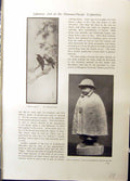 Old Studio 1915 Spring Rain Boy Mantle Yoshida-Homei Plaster Group On 20th