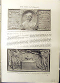Old Studio 1915 Marble Relief Gun Memorial Connecticut Pegram Montfor 20th