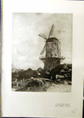 Antique Print Windmill Mill James Maris Wheel Fortune Burne-Jones Studio 19