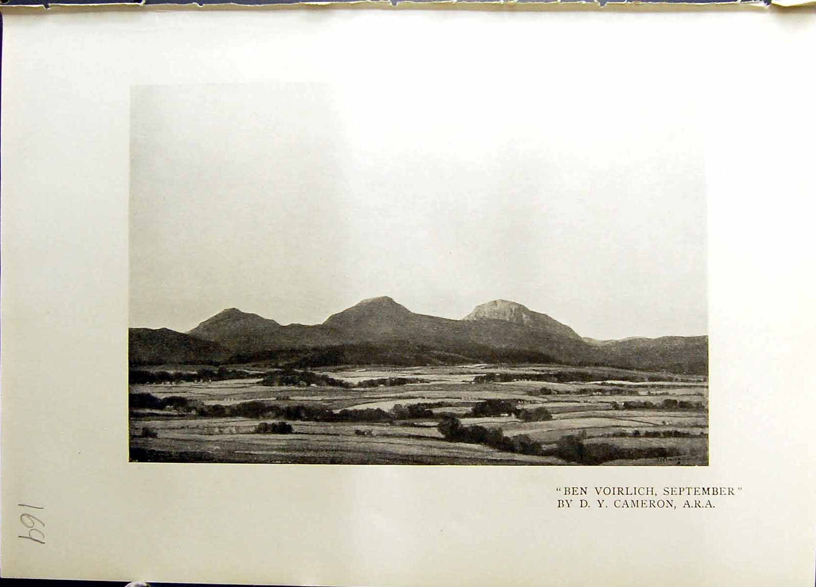 Old Ben Voirlich September Mountains Cameron L'Hiver Puvis Chavannes
