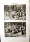 Old Macgeorge Nutting See-Saw Children River Bank Entertainment Studi 19th